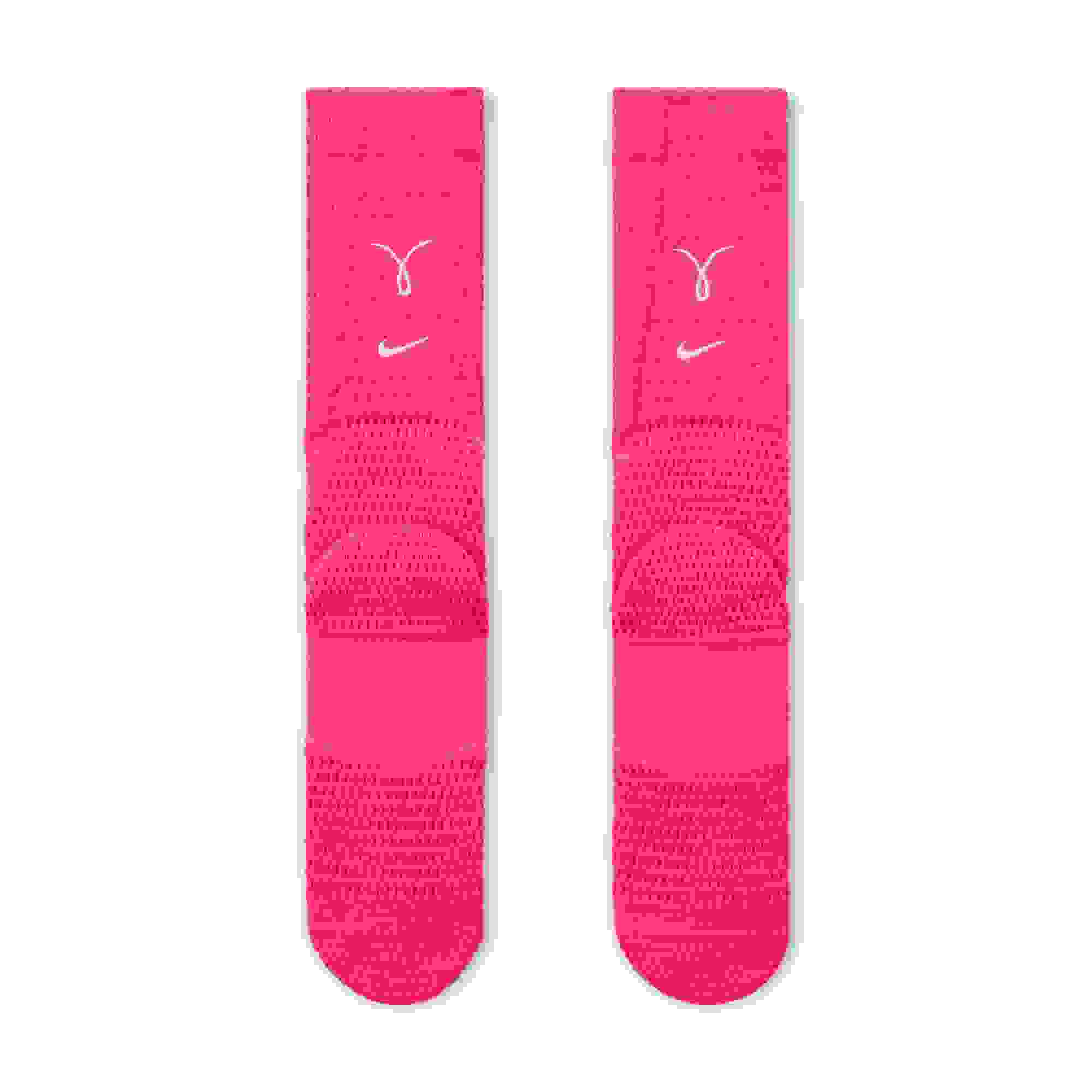 Nike Elite 2.0 Pink Basketball Crew Socks